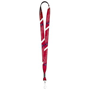 "OWEN" 3/4” Textured Polyester Multi-Color Sublimation Lanyard