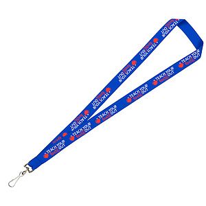 "LASALLE RECYCLED" 3/4" Import Air Ship Recycled RPET Silkscreen Lanyard