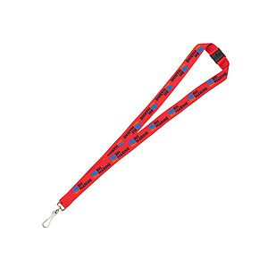 "LASALLE RECYCLED" 3/4" Import Air Ship Recycled RPET Silkscreen Lanyard