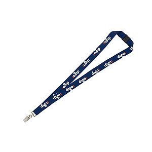 "LASALLE RECYCLED" 3/4" Import Air Ship Recycled RPET Silkscreen Lanyard