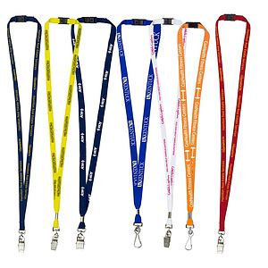 "LASALLE" 3/8" Import Air Ship Silkscreen Lanyard