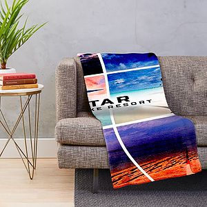 “CORDOVA” Sherpa 88” x 104” Blanket - Full Color