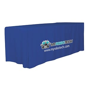 "Omaha Eight" 4-Sided Fitted Style Table Covers & Table Throws (PhotoImage Full Color) / Fits 8 ft T