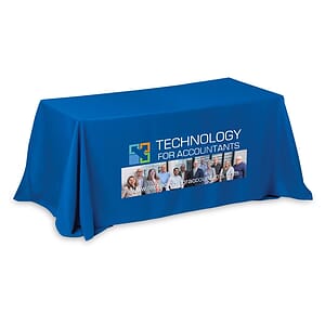"Zenyatta Eight" 8 ft 4-Sided Throw Style Table Covers & Table Throws (PhotoImage Full Color) / Fits