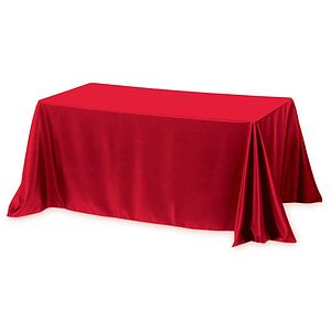 "Zenyatta Eight" 4-Sided Throw Style Table Covers & Table Throws (Spot Color Print) / Fits 8 ft Tabl