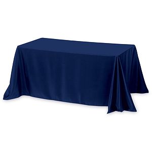 "Zenyatta Eight" 4-Sided Throw Style Table Covers & Table Throws (Spot Color Print) / Fits 8 ft Tabl