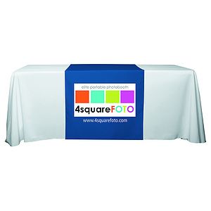 "Roger Eight" 90" L Table Runners (PhotoImage Full Color) / Accommodates 3 ft Table and Larger