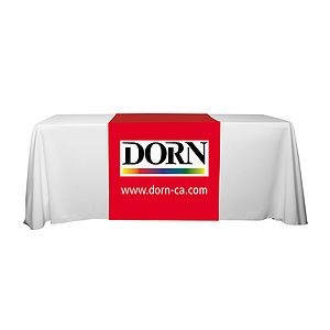 "Roger Eight" 90" L Table Runners (PhotoImage Full Color) / Accommodates 3 ft Table and Larger