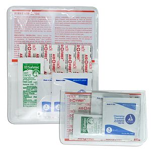 "MESS-NO-MORE" 8 Piece Stay Clean First Aid Kit