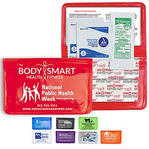 "MESS-NO-MORE" 8 Piece Stay Clean First Aid Kit