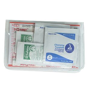 "MESS-NO-MORE L" 9 Piece Stay Clean First Aid Kit
