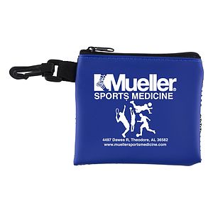 "TEAM MOM" 21 Piece All Purpose First Aid Kit in Zipper Mesh pack Components