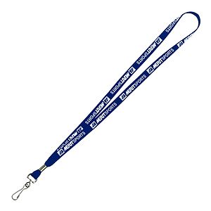 "Aurora" 1/2" Super Soft Polyester Silkscreen Lanyard (Overseas Production 8-10 Weeks)