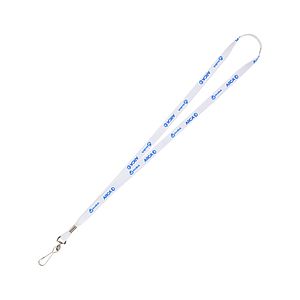 "AURORA" 3/8" Super Soft Polyester Silkscreen Lanyard (Overseas Production 8-10 Weeks)