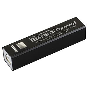 UL Listed Aluminium 2200 mAh Lithium Ion Portable Power Bank Charger
