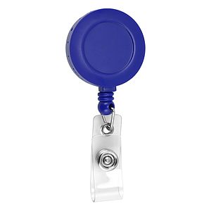 "Lorain VL" 30” Cord Round Retractable Badge Reel and Badge Holder with Metal Slip Clip Attachmement