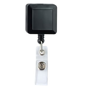 "Olmsted VL" 30” Cord Square Retractable Badge Reel and Badge Holder with Metal Rotating Alligatorng