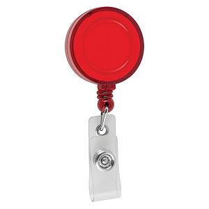 "Lorain VL" 30” Cord Round Retractable Badge Reel and Badge Holder with Metal Slip Clip Attachment