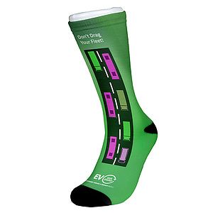 “Thames” Dye Sublimated Dress Socks (Pair)