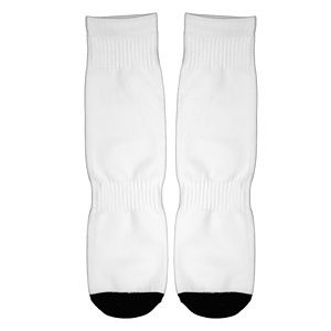 "SPORTY" Color Sublimation Low-Cut Ankle Crew Socks in Men’s & Women’s Size (SOCK12-M Men / SOCK12-W
