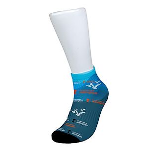 "SPORTY" Color Sublimation Low-Cut Ankle Crew Socks in Men’s & Women’s Size (SOCK12-M Men / SOCK12-W