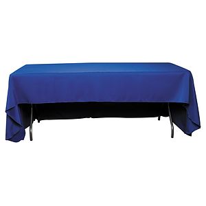 "Preakness Eight" 3-Sided Economy Table Covers & Table Throws -Blanks / Fits 8 ft Table