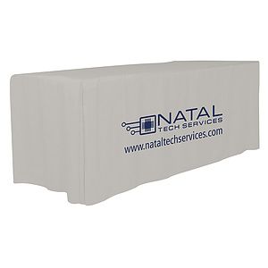 "Omaha Eight" 4-Sided Fitted Style Table Covers & Table Throws (Spot Color Print) / Fits 8 ft Table