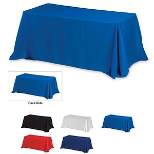"Zenyatta Six" 4-Sided Throw Style Table Covers & Table Throws -Blanks / Fits 6 ft Table