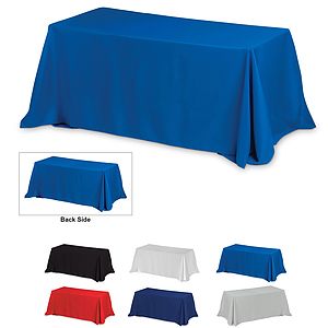 "Zenyatta Six" 4-Sided Throw Style Table Covers & Table Throws -Blanks / Fits 6 ft Table