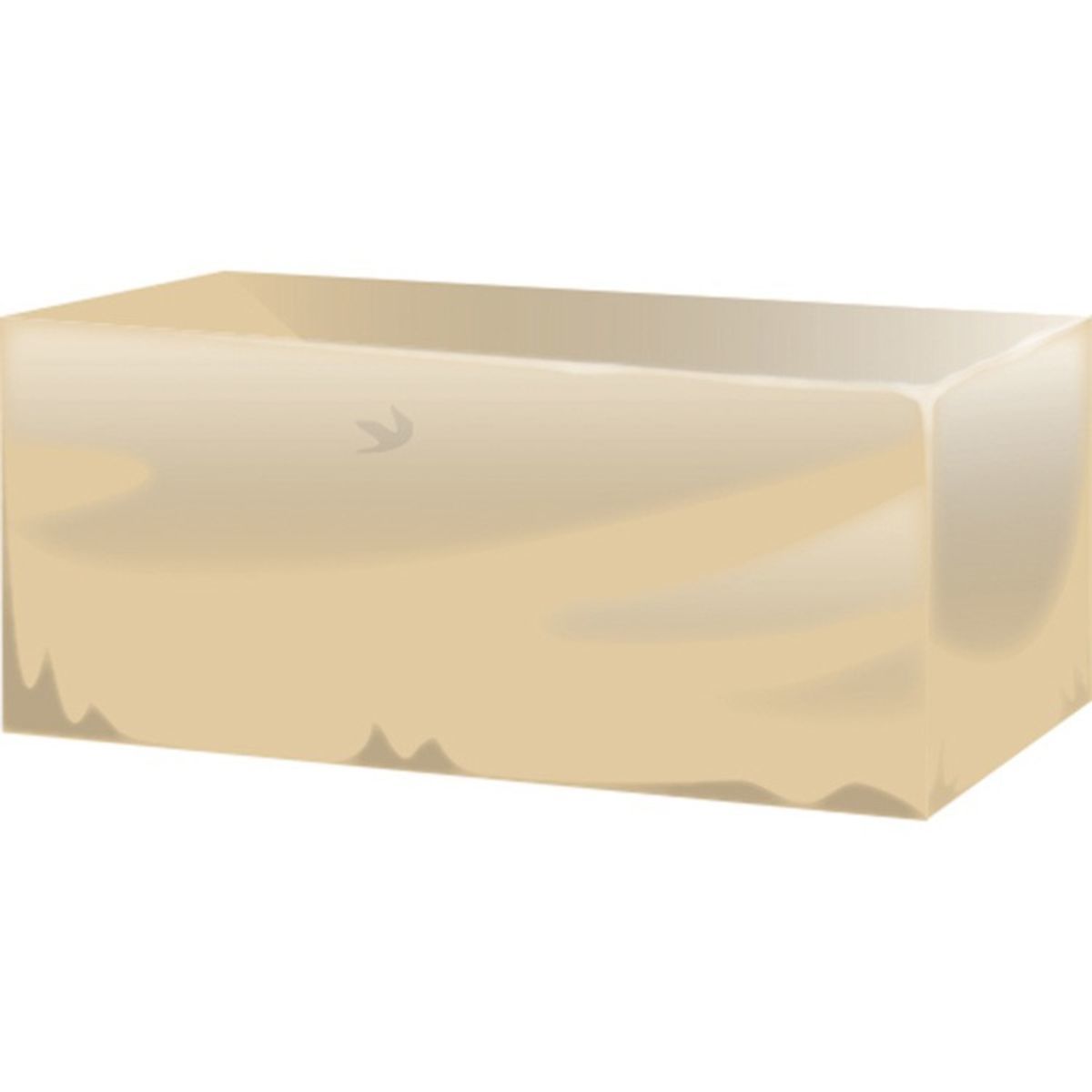 6ft plain cream table cover
