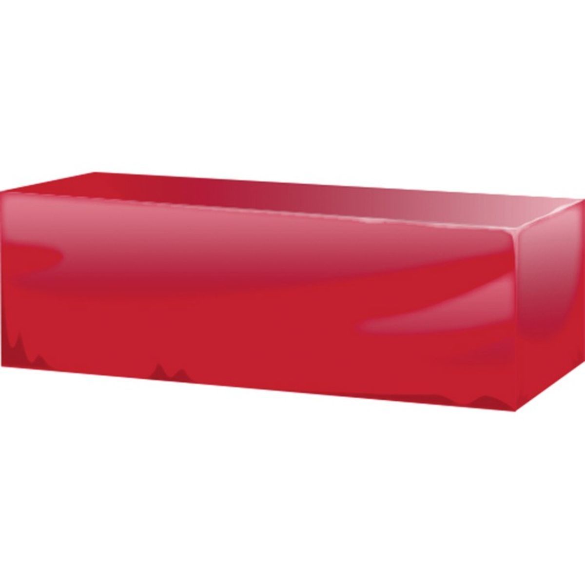 8ft plain red table cover