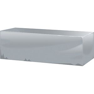 8ft plain silver table cover