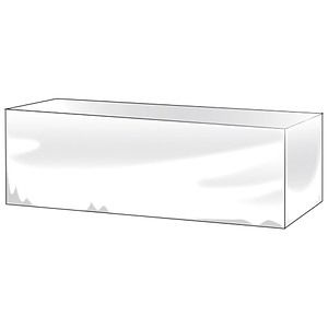 8ft plain white table cover