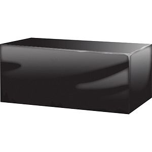 6ft plain black table cover