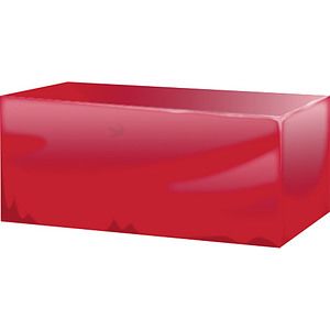 6ft plain red table cover