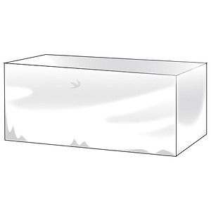 6ft plain white table cover