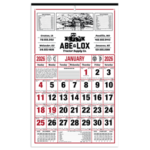 Skinner & Kennedy® 8-Sheet Almanac Calendar