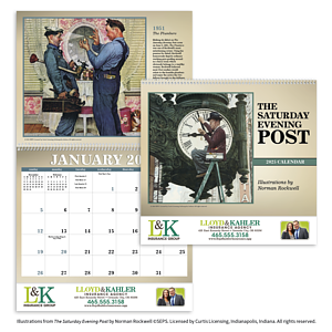Triumph® Calendars The Saturday Evening Post Illustrations by Norman Rockwell Calendar