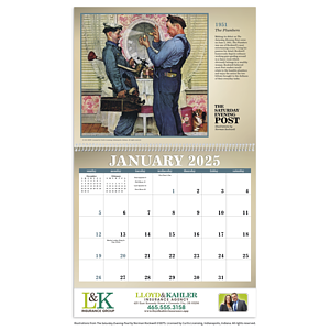 Triumph® Calendars The Saturday Evening Post Illustrations by Norman Rockwell Calendar