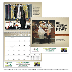 Triumph® Calendars The Saturday Evening Post Illustrations by Norman Rockwell Calendar