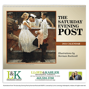 Triumph® Calendars The Saturday Evening Post Illustrations by Norman Rockwell Calendar