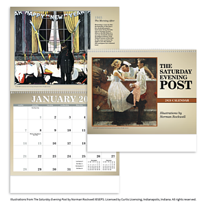 Triumph® Calendars The Saturday Evening Post Illustrations by Norman Rockwell Calendar