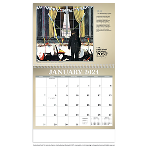Triumph® Calendars The Saturday Evening Post Illustrations by Norman Rockwell Calendar