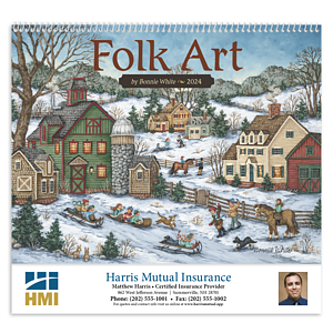 Triumph® Calendars Folk Art Calendar