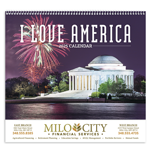 Triumph® Calendars I Love America Calendar