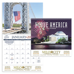 Triumph® Calendars I Love America Calendar