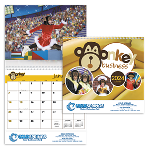 Triumph® Calendars Monkey Business Calendar