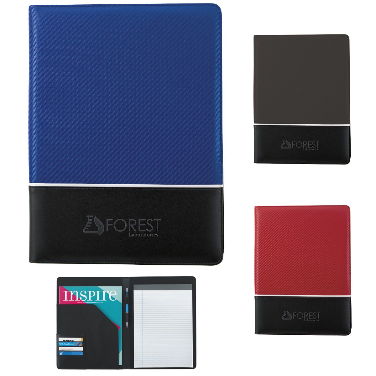 Promotional Matrix padfolio Personalized With Your Custom Logo