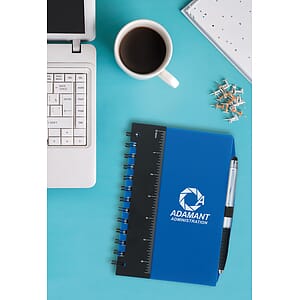 Good Value™ 5” x 7” Ruler Notebook with Flags and Stylus Pen