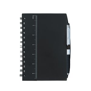 Good Value™ 5” x 7” Ruler Notebook with Flags and Stylus Pen